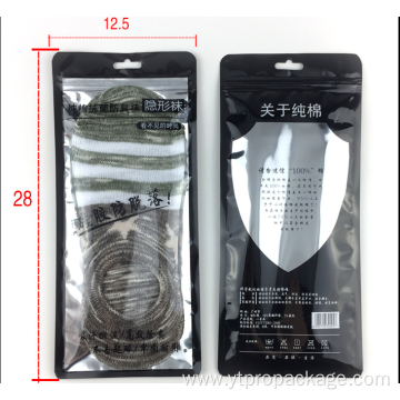 Plastic zipper clear packing bags packaging sachet